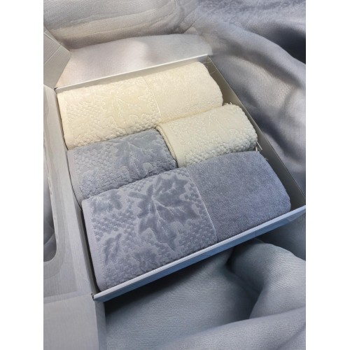 KISMİ KADİFE HAMAM TAKIMI ÇINAR DESEN (2)