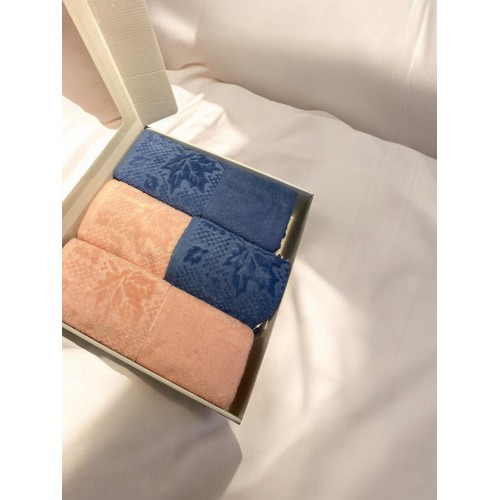 KISMİ KADİFE HAMAM TAKIMI ÇINAR DESEN (6)
