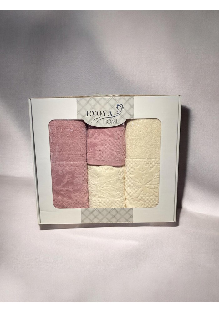 KISMİ KADİFE HAMAM TAKIMI ÇINAR DESEN