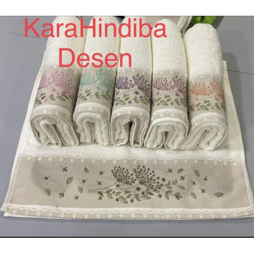 50-90 BUKLE LİNEN NAKIŞLI KARAHİNDİBA