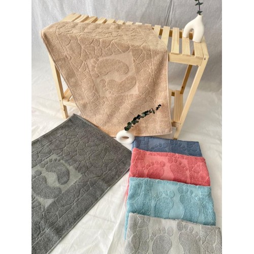 EKO 50*70 AYAK HAVLUSU & PASPAS 16/1 POLİCOTON İPLİK