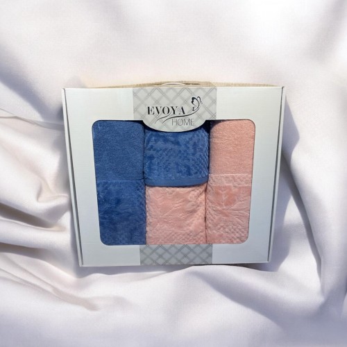 KISMİ KADİFE HAMAM TAKIMI ÇINAR DESEN (12)